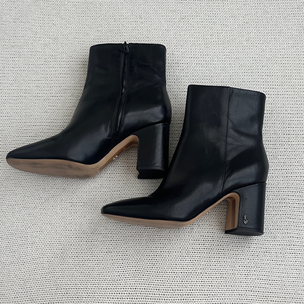 Sam Edelman Black Ankle Boots